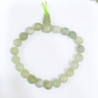 Bracelet Jade Impérial Mala Pierre ronde 8mm (s)
