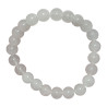 Bracelet Jade blanc Pierres Rondes 8mm