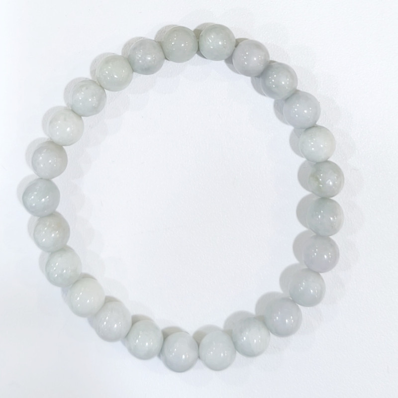 Bracelet jade Impérial Pierres Rondes 8mm