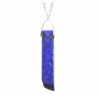 Pendentif Lapis-Lazuli 5 cm sur Chaîne Acier Inox 42 + 5 cm Modèle 2