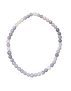 Bracelet Tanzanite A+ Pierres Rondes 4mm
