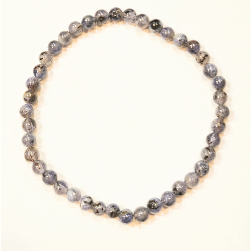 Bracelet Tanzanite Pierres Rondes 4mm