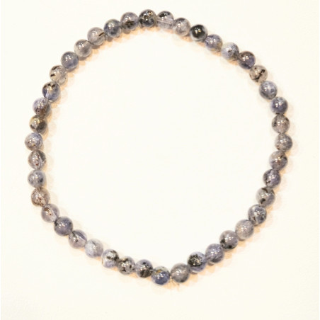 Bracelet Tanzanite Pierres Rondes 4mm