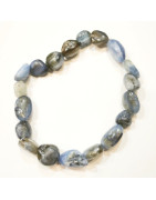 Bracelet Cyanite Pierres Roulées 8-12 mm