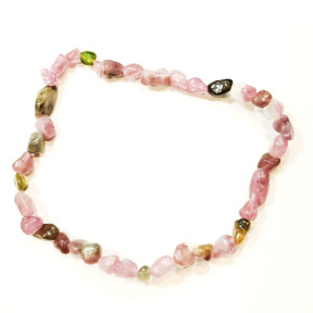 Bracelet Tourmaline Melon d'Eau Baroque Petites Pierres Roulées