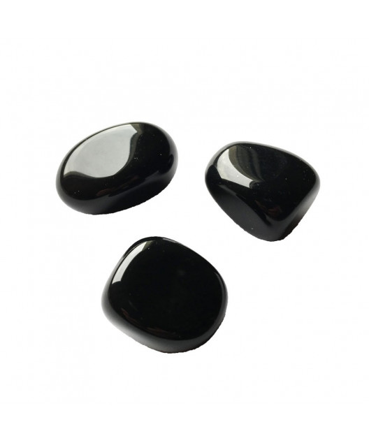 Pierre roulée Obsidienne noire