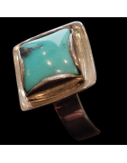 Bague Turquoise argent 925 Taille 66
