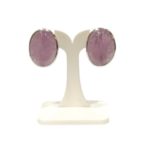 Boucles Kunzite Argent 925