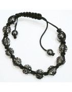 Bracelet Swarovski et Hématite Shambhala