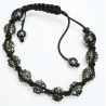 Bracelet Swarovski et Hématite Shambhala