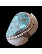 Bague Turquoise argent 925 Taille 61