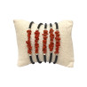 Bracelet Corail Baroque Onyx Facettée avec Insert Argent 925 Caoutchouc
