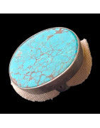 Bague Turquoise argent 925 Taille 56