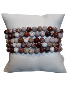 Bracelet Jaspe Océan Pierre Rondes