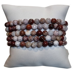 Bracelet Jaspe Océan Pierre Rondes