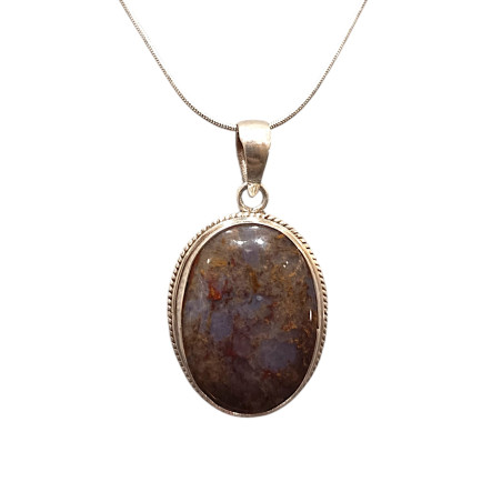 Pendentif Opale Boulder Argent 925