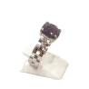 Bague Améthyste Carré Facetté Argent 925 Taille 53