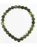 Bracelet Dioptase Pierres Rondes 6mm