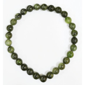 Bracelet Dioptase Pierres Rondes 6mm
