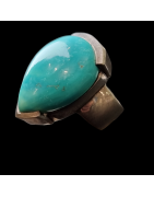 Bague Turquoise argent 925 Taille 55