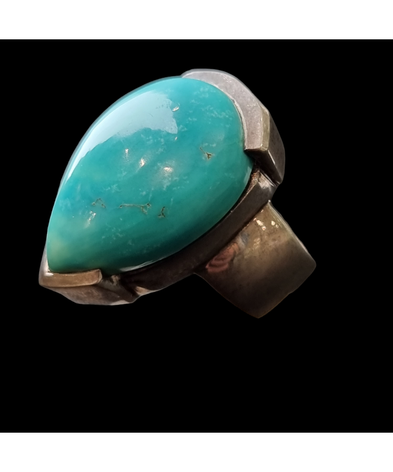 Bague Turquoise argent 925 Taille 55