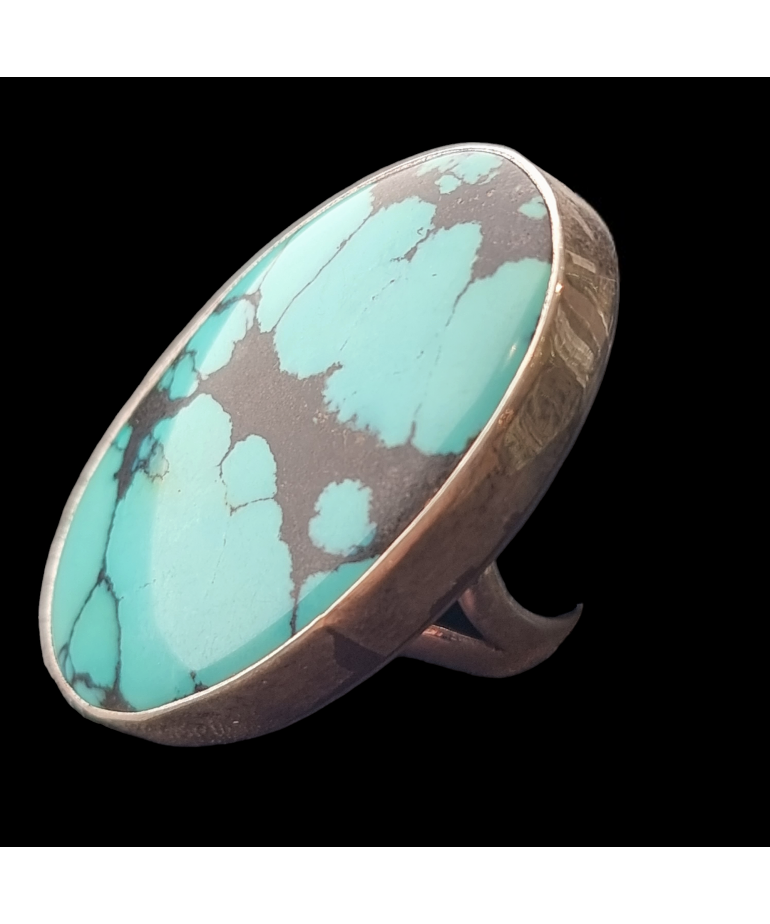 Bague Turquoise argent 925 Taille 57