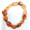 Bracelet Aventurine Orange Baroque Grosses Pierres