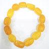 Bracelet Calcite Jaune Baroque Grosses Pierres