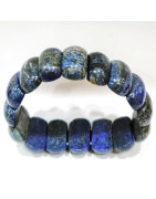 Bracelet Lapis-Lazuli Lamelles 24mm