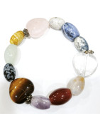 Bracelet Multipierres Cœurs et Inserts Modèle 1