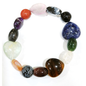 Bracelet Multipierres Cœurs Modèle 2