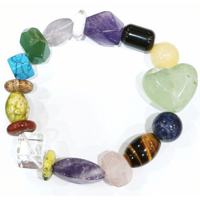 Bracelet Multipierres Cœurs Modèle 3