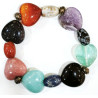 Bracelet Multipierres Cœurs et Inserts Modèle 4