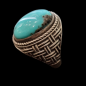 Bague Turquoise argent 925 Taille 64