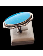 Bague Turquoise argent 925 Taille 51