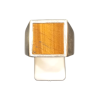 Bague Œil de Tigre Carré Plat Argent 925 Type Chevalière Taille 65