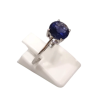 Bague Tanzanite Ronde Argent 925 Taille 56