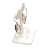 Boucles Obsidienne Œil Céleste Ovale Argent 925