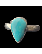 Bague Turquoise argent 925 Taille 56