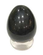 Œuf de Yoni Obsidienne Œil Céleste 4cm