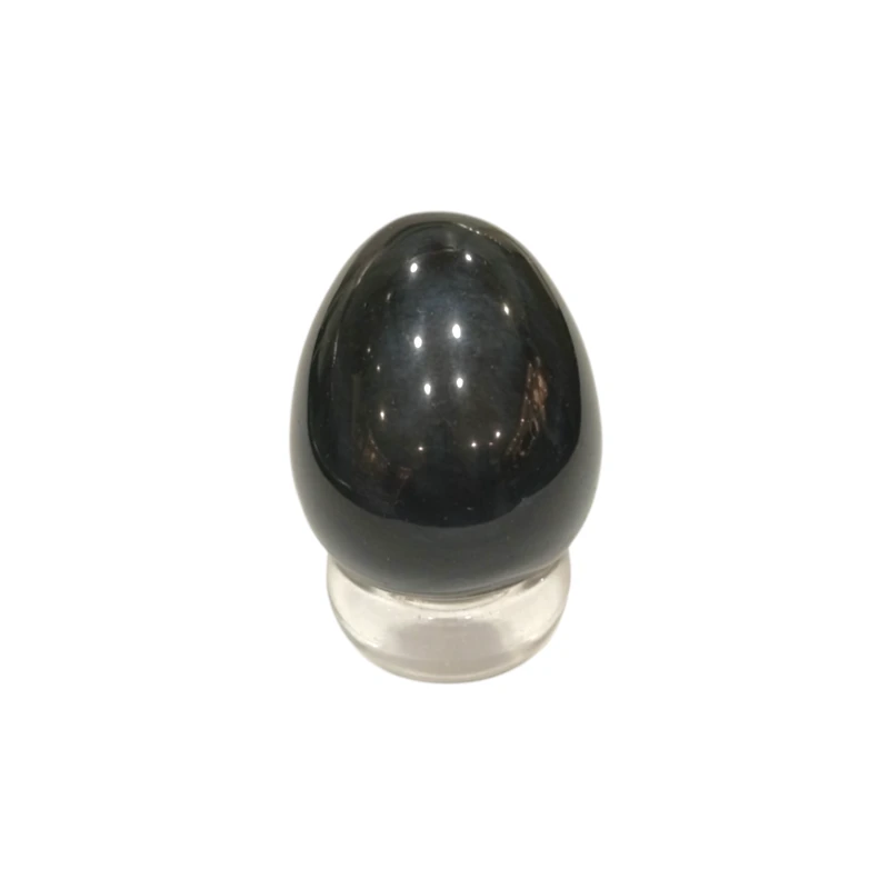 Œuf de Yoni Obsidienne Œil Céleste 4cm