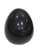 Œuf de Yoni Obsidienne Œil Céleste 4cm