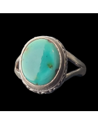 Bague Turquoise argent 925 Taille 52