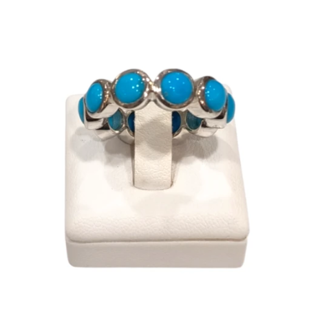 Bague Turquoise de Californie Argent 925 Taille 54