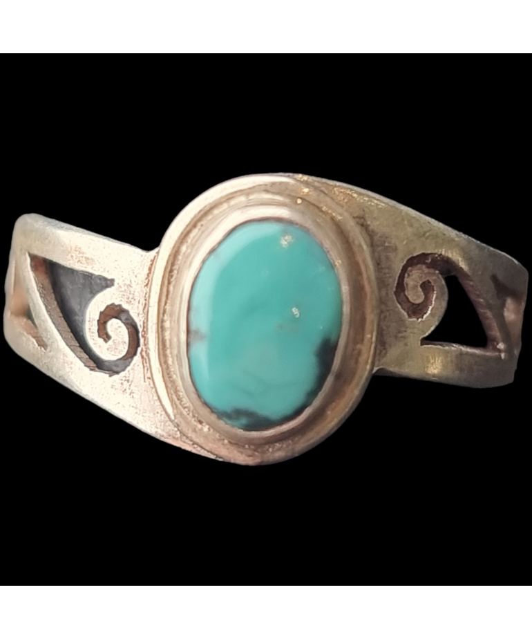 Bague Turquoise argent 925 Taille 53