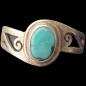 Bague Turquoise argent 925 Taille 53