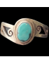 Bague Turquoise argent 925 Taille 53