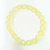 Bracelet Opaline Pierres Rondes Facettées 8mm