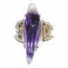 Bague Améthyste Argent 925 Taille 58 Création "Meirea L'Atelier"