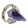 Bague Améthyste Argent 925 Taille 58 Création "Meirea L'Atelier"